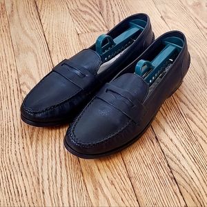 COLE HAAN Pinch Grand Penny Loafers Women's 8.5B Black Leather Dress Flat